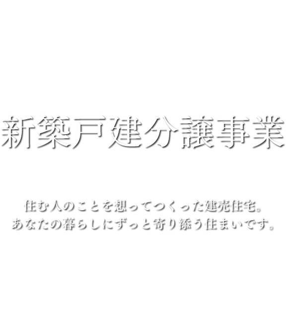 新築戸建分譲事業